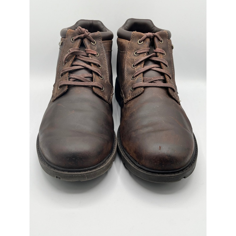 Rockport Storm Surge Men Sz 11M Brown Leather Waterproof Chukka Boots A13715
